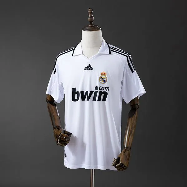 Camiseta de fútbol Real Madrid 2008/09 LOCAL MANGA CORTA VERSION FAN